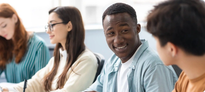 students in the classroom